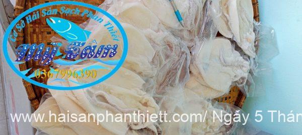 Mực 1 nắng (mực lá size 3 con)